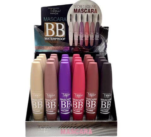 Mascara de pestañas BB tejar a prueba de agua