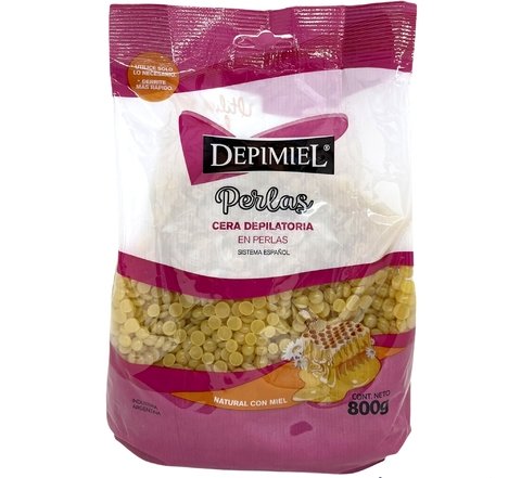 800g Cera depilatoria en Perlas miel Depimiel