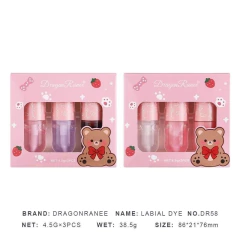 Brillo labial mini kit dragón ranee 3u