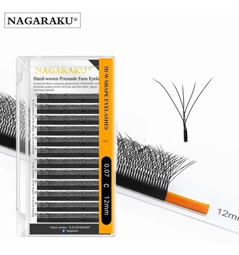 Pestañas Nagaraku Tecnologicas 5D 0.07D Mix (8mm-15mm)