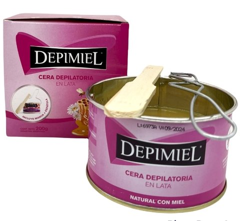 Cera depilatoria en Lata natural con miel Depimiel