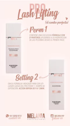 Set de lifting pasos 1+2 Melania 10G