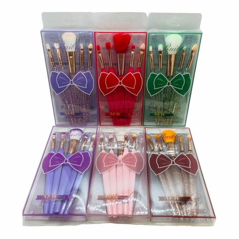 BROCHA DE MAQUILLAJE RUIBLA x5