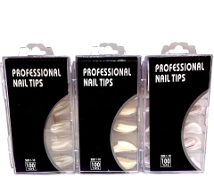 Professional nail tips coffin corto