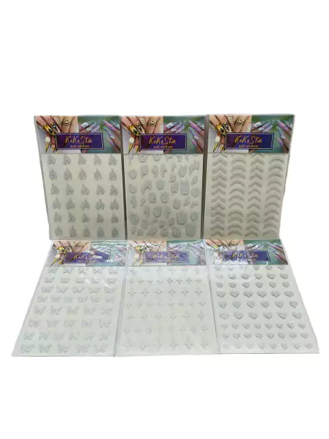 STICKER PARA UÑAS BRILLANTES SURTIDOS