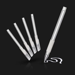 Lapicera gel blanca para marcar las cejas - La Manola