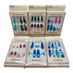 UÑAS POSTIZAS COFFIN LARGO ULTRAFASHIONABLE