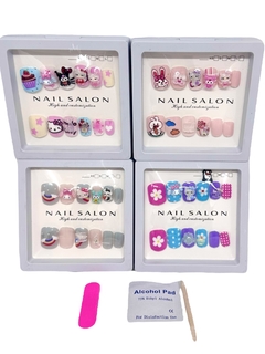 Uñas postizas decoradas surtido Nail Salon