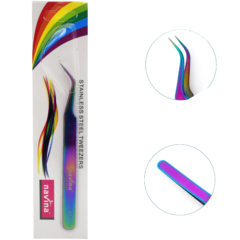 Pinza De Precision Curva Navina