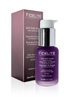 Serum Reparador de Puntas Finas Semillas de Lino Densidad Media 30ml Fidelite