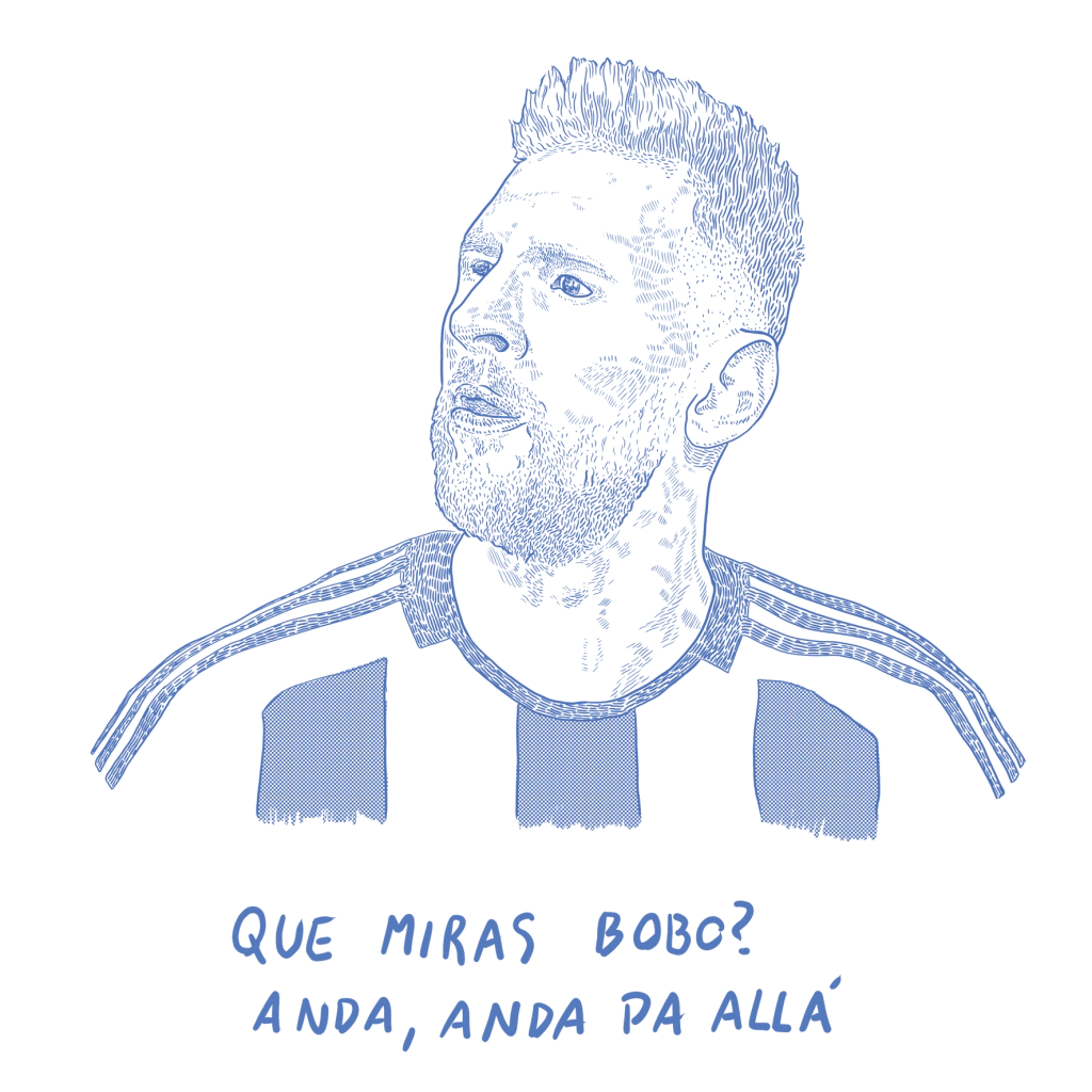 MESSI - QUE MIRAS BOBO MUSCULOSA