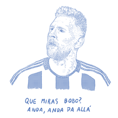 MESSI - QUE MIRAS BOBO MUSCULOSA