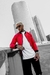 Imagen de Campera capsule engomada red