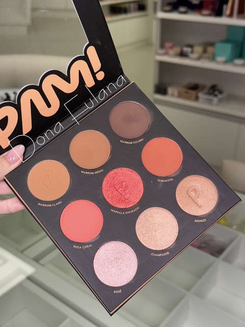 Paleta Contorno + Blush + Iluminador Pam by Pamella - comprar online
