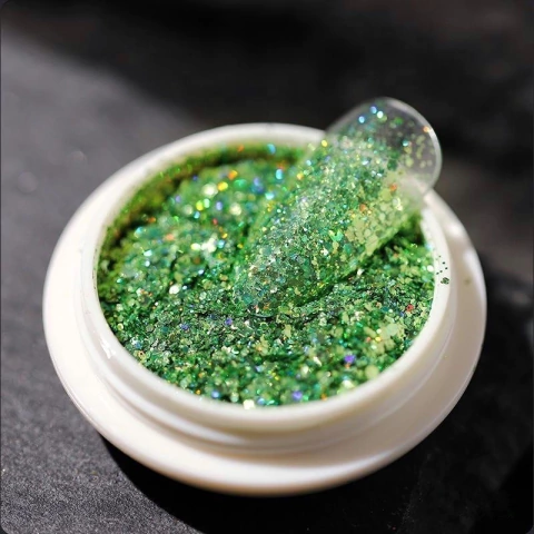 Paris Night - Glitter holográfico #008