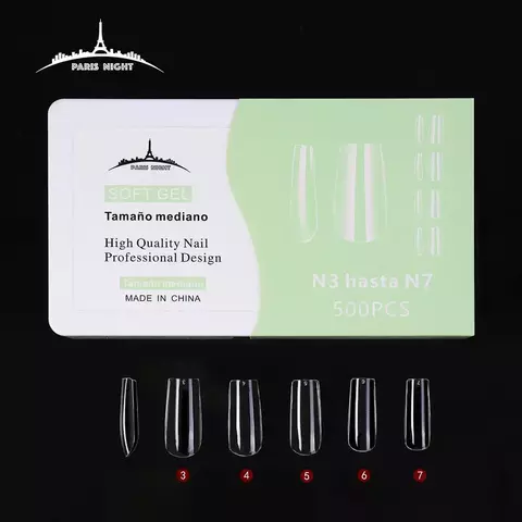 Paris Night - Tip cuadrado regular 3 al 7 (500pcs) - comprar online