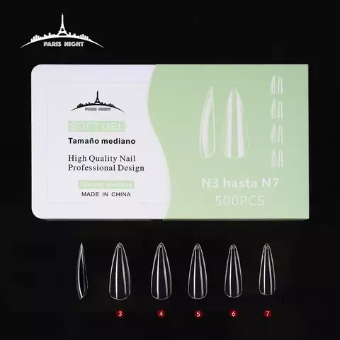 Paris Night - Tip stiletto regular 3 al 7 (500pcs) - comprar online