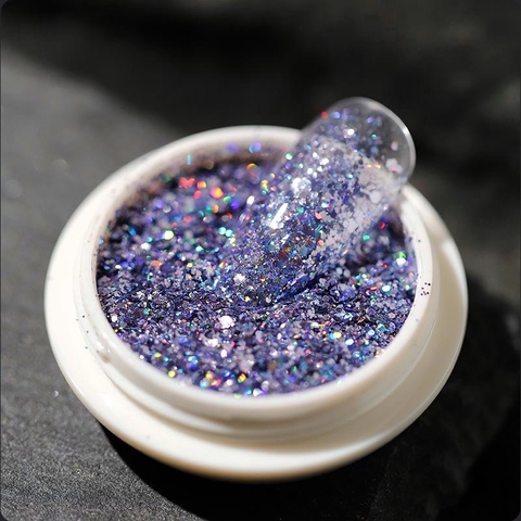 Paris Night - Glitter holográfico #004
