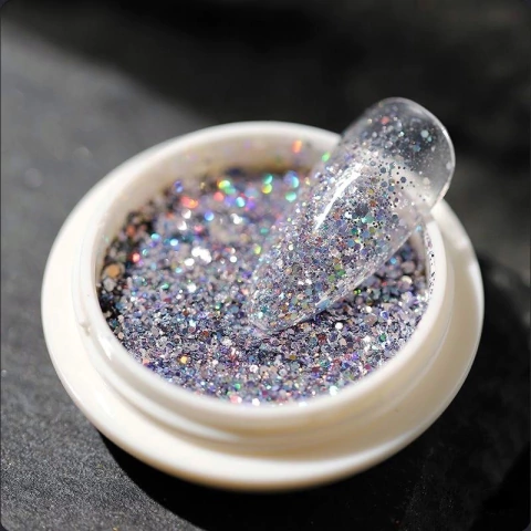 Paris Night - Glitter holográfico #001