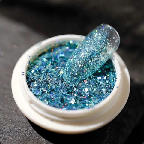 Paris Night - Glitter holográfico #009