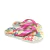 OJOTA HAVAIANAS KIDS FLORES FC BEIGE/ROSA