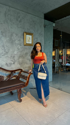 Saia jeans - Marina - comprar online