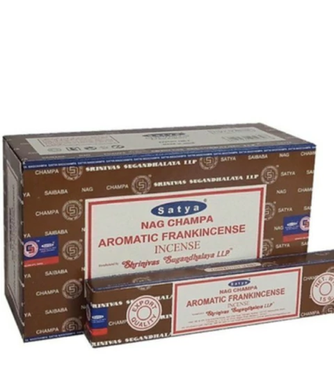 Satya Nag Champa Aromatic Frankincense x 15 g. - comprar online