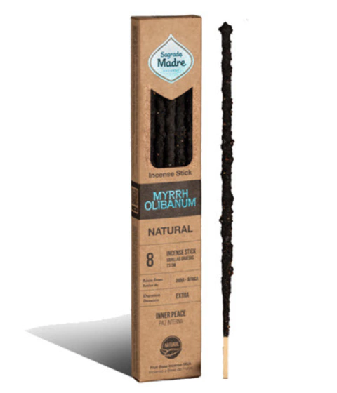 MIRRA y OLÍBANO x 8 Varillas gruesas. - comprar online