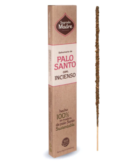 PALO SANTO con INCIENSO x 8 Varillas gruesas. - comprar online