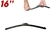 Limpadador de Para-brisa Siliconado 41cm (16") - TEXU