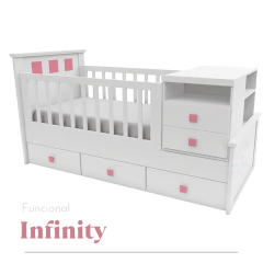 Cuna Func. Infinity - Cunas Rosario - Muebles para los mas pequeños
