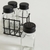 Set x4 especieros en jaula negra - comprar online