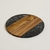 Tabla de mármol negro y madera Macael 30 cm - comprar online