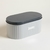LATA OVALADA ACANALADA GRIS BREAD - comprar online