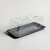 RECIPIENTE DE PLASTICO RECTANGULAR CON BASE GRIS 19 X 38 X 15 CM