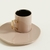 TAZA Y BANDEJITA SOLEIL NUDE BORDE DORADO 90ML x6 - comprar online