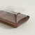 Recipiente rectangular tapa acrilico 29 cm en internet