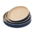 Bandeja redonda bamboo azul 30 x 4 cm