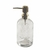 DISPENSER VIDRIO TAPA DORADA