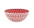 Bowl cerealero estampado rojo