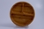 Copetinero de madera con 3 divisiones