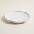 Plato playo Tozeur blanco con borde natural