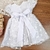 Vestido Batizado Bolinhas - comprar online