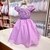 Vestido Roxo Flores
