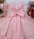 Vestido Rosa Borboletas Peito - Loja Pimpolho