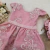 Vestido Renda Rosê - comprar online