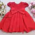 Vestido Vermelho Borboletas - Loja Pimpolho