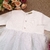 Vestido Batizado Corações Branco - Loja Pimpolho