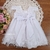 Vestido de Batizado com Renda Foral - Loja Pimpolho