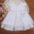 Vestido Batizado Renda Strass
